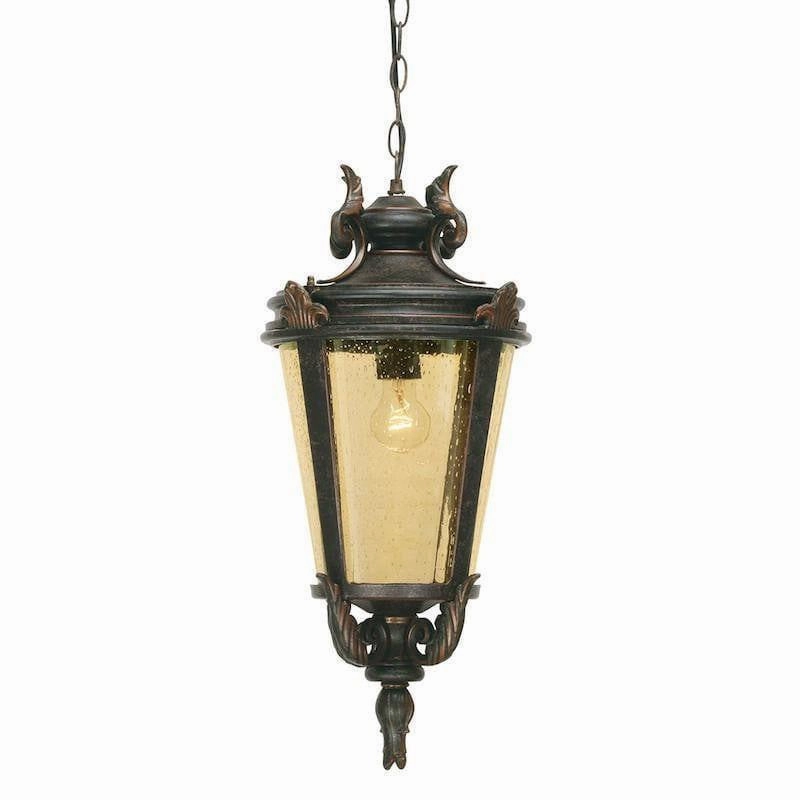 Baltimore Weathered Bronze Large Outdoor Pendant Light outdoor wall lamp