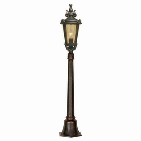 Baltimore Weathered Bronze Medium Outdoor Bollard Light outdoor wall lamp