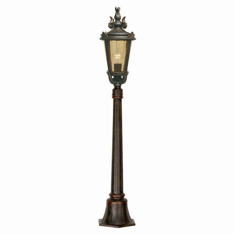 Baltimore Weathered Bronze Medium Outdoor Bollard Light outdoor wall lamp