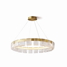 Bangle Rings Chandelier flowerpot LED lamp