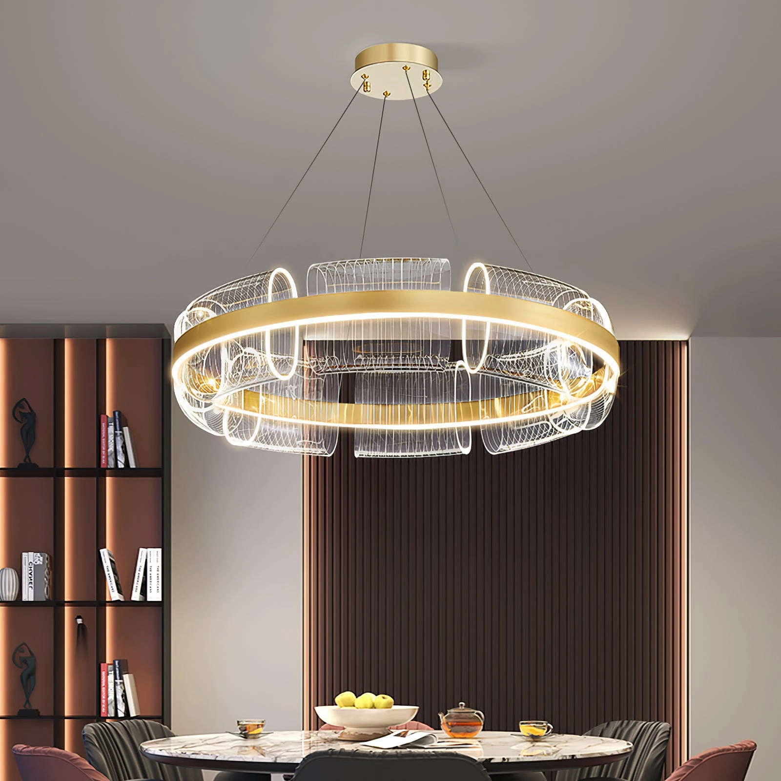 Bangle Rings Chandelier