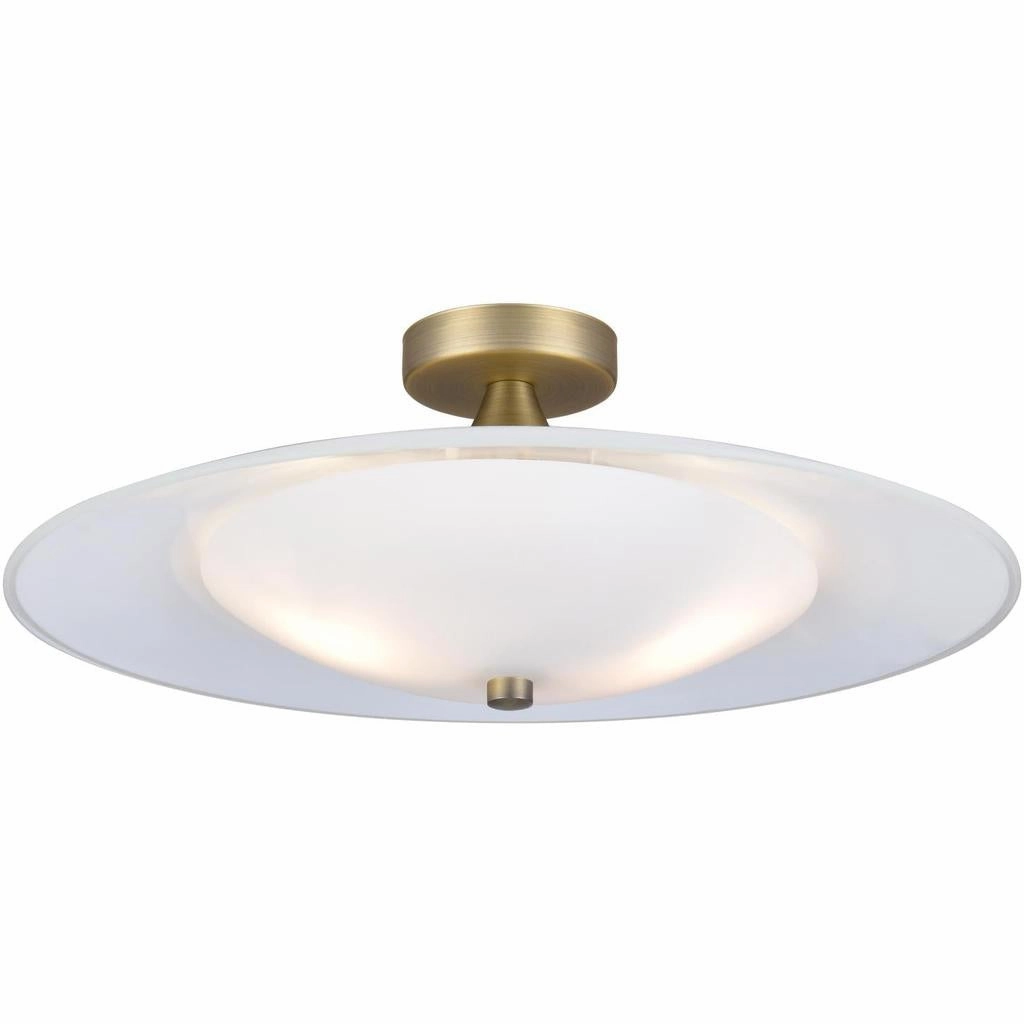 Baroni Loftlampe 45 Opal/antique ceramic table lamp