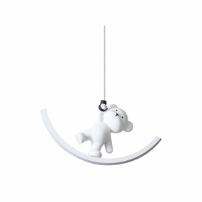 Bear Resin Pendant Lamp minimalist ceiling light