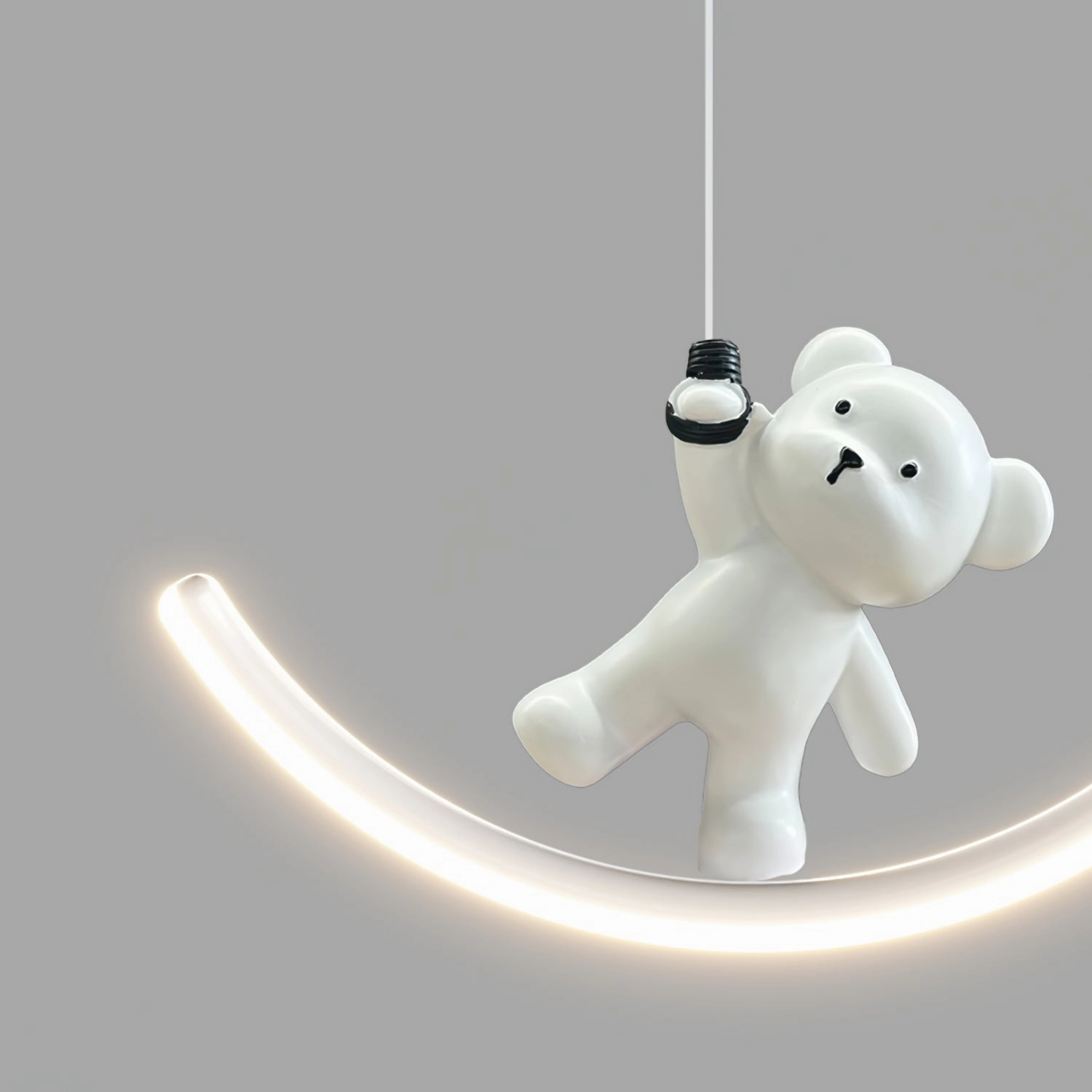 Bear Resin Pendant Lamp