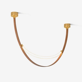 Belt Pendant Lamp modern modeling table light