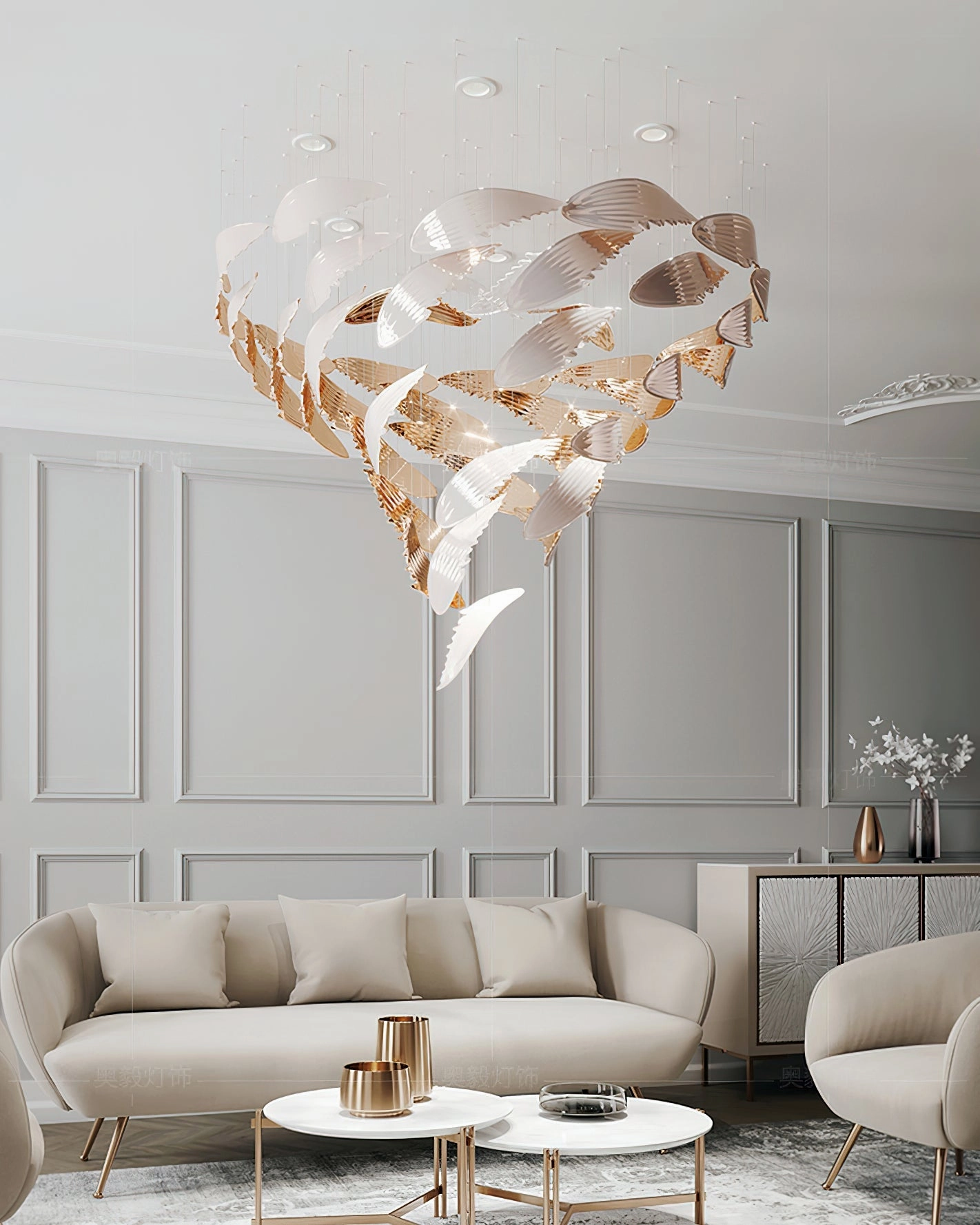 Bennett Wings Chandelier