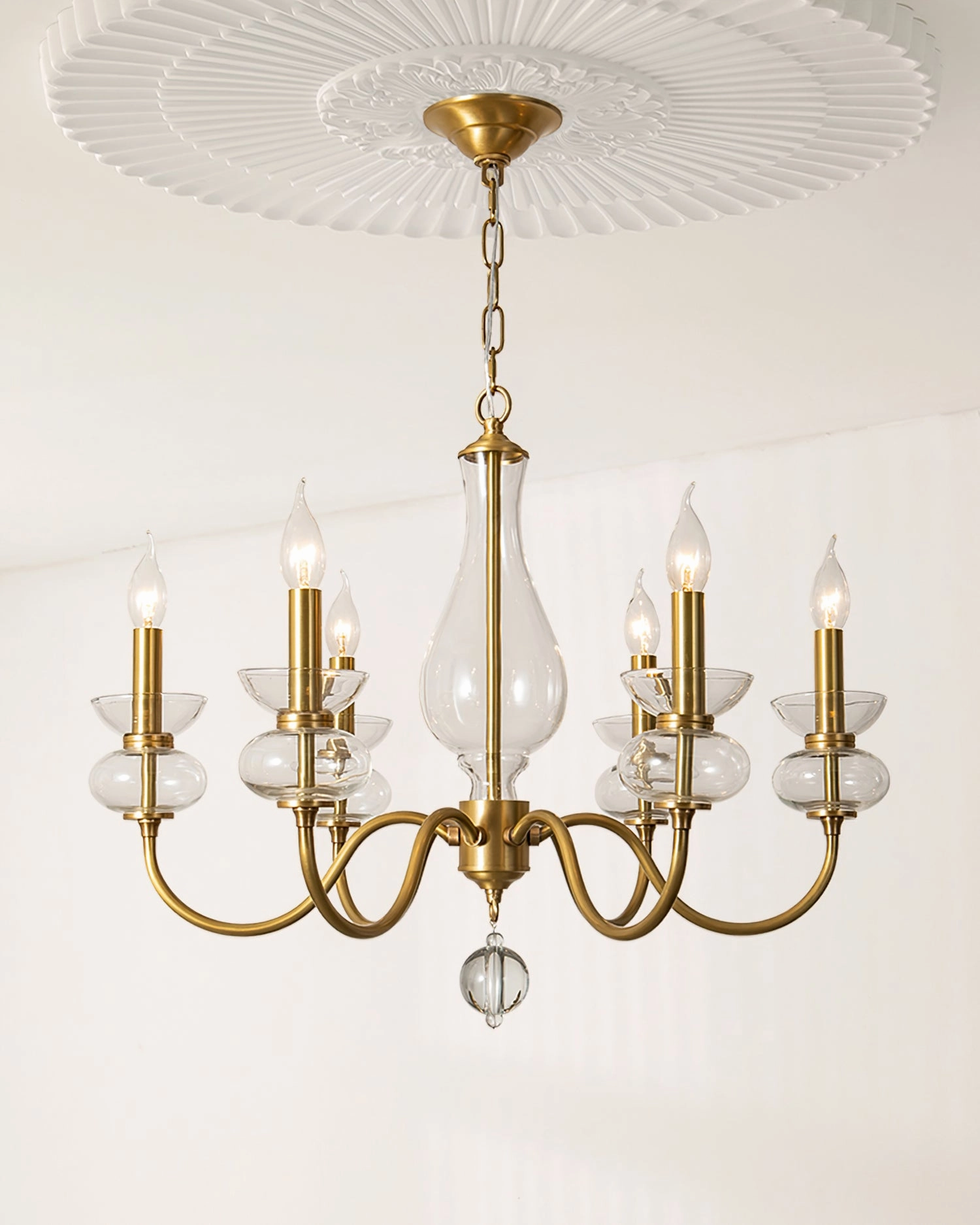 Bergdorf Glass Chandelier