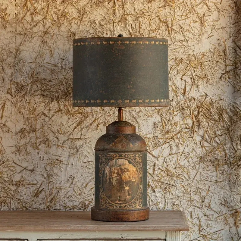Beurre Tole Lamp Set rechargeable bedside light