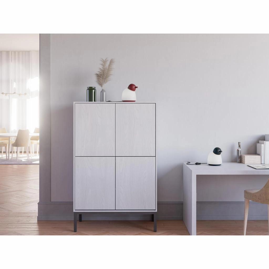 BIRD BORDLAMPE RD/SAND OPAL - Belid