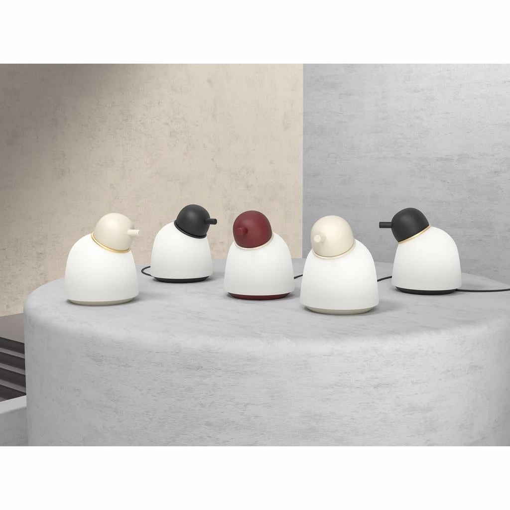 BIRD BORDLAMPE SAND/MESSING OPAL - Belid