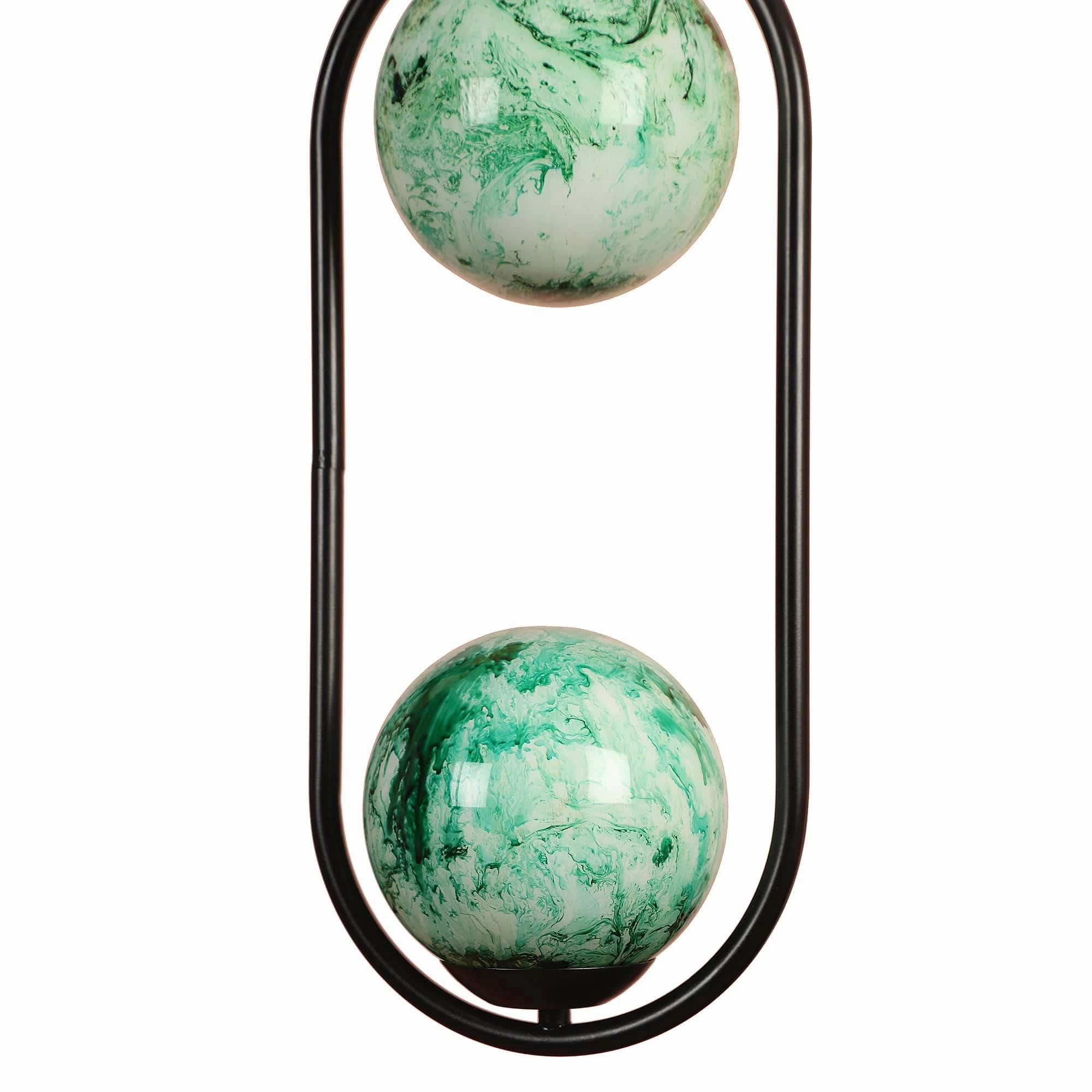 Black And  Green Modern Metal Hanging Light
