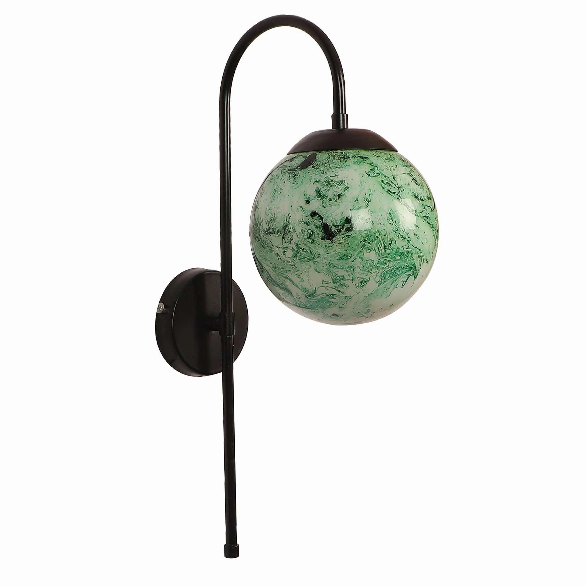 Black And Green Single Iron Wall Lights