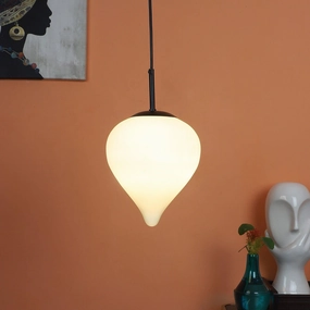 Black And White Iron Hanging Light contemporary ceiling fixture