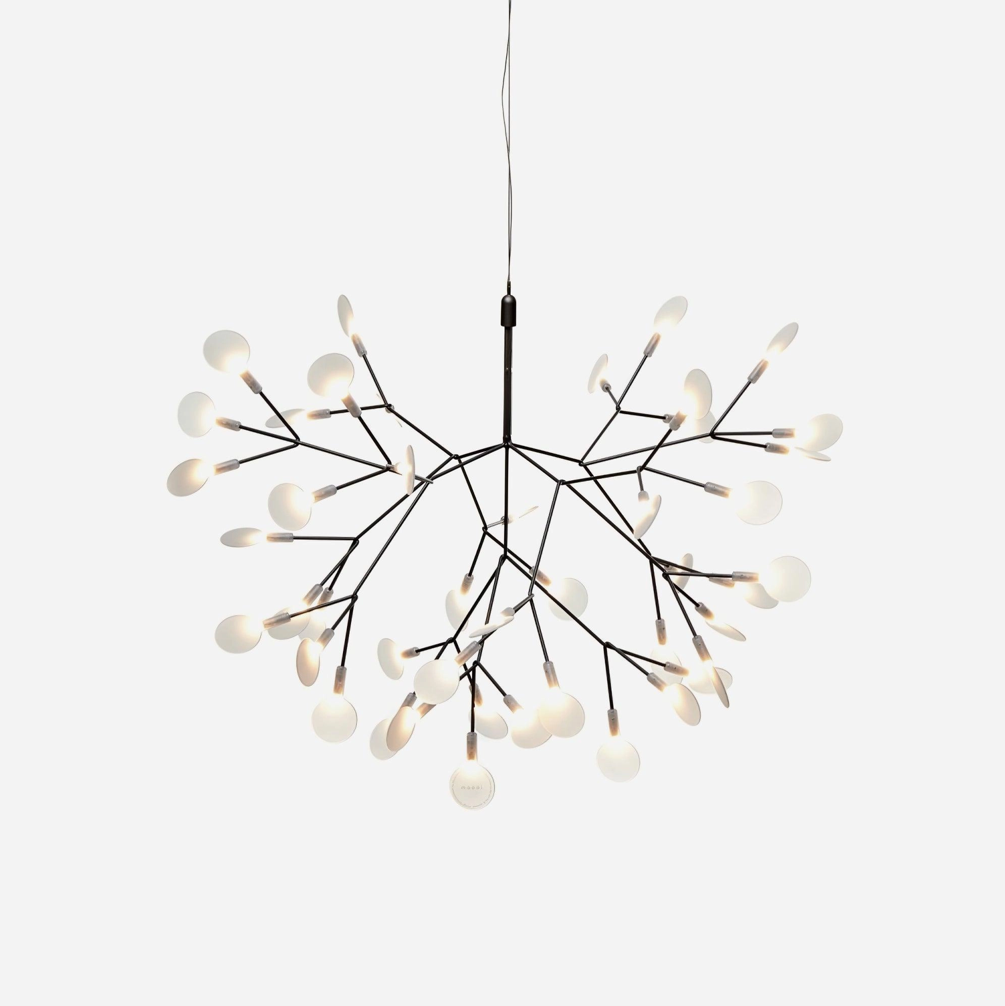 Black Firefly LED Chandelier modern modeling table light