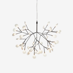 Black Firefly LED Chandelier modern modeling table light