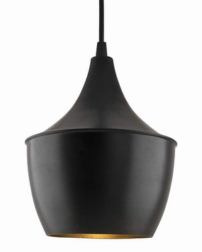 Black Metal Medium Pear Hanging Light for Home Decoration contemporary ceiling fixture