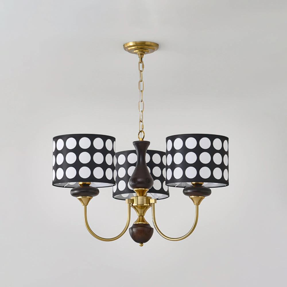 Black Polka Dots Chandelier