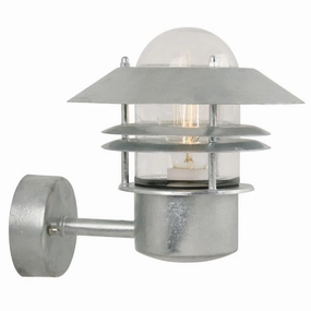 Blokhus Up Udend?rs V?glampe Galvaniseret St?l - Nordlux ambient lighting fixture