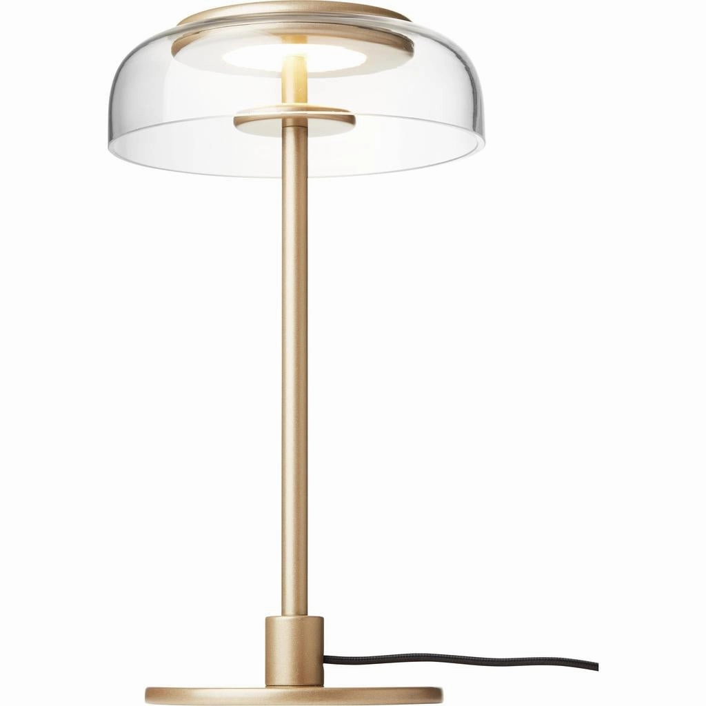 BLOSSI BORDLAMPE NORDIC GULD/KLAR LED DMP