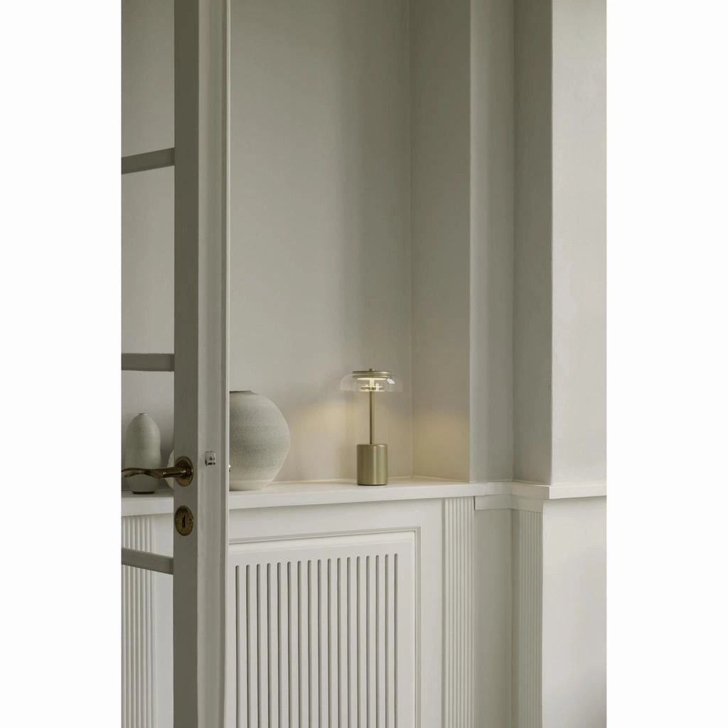 BLOSSI MINI PORTABLE NORDIC GULD/KLAR LED