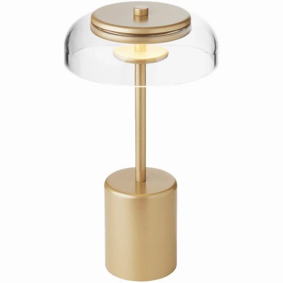 BLOSSI MINI PORTABLE NORDIC GULD/KLAR LED