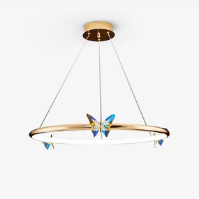 Blue Butterfly Chandelier modern modeling table light
