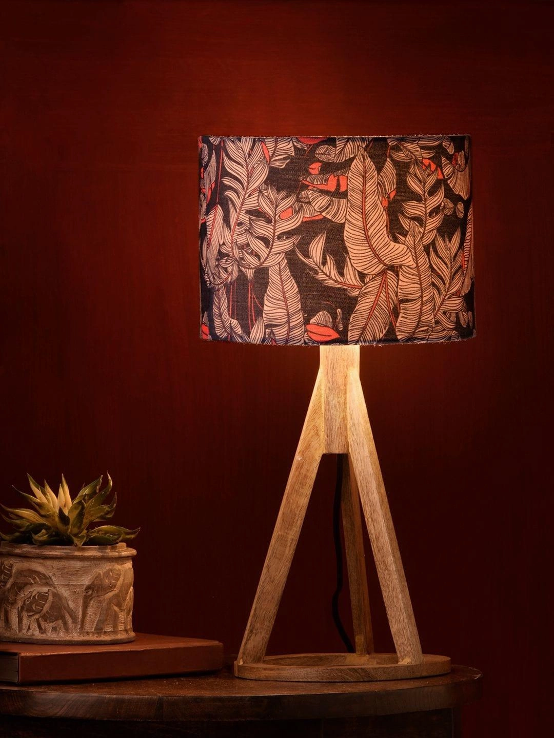 Blue Leaves Trio Wooden Lamp Louis Poulsen chandelier