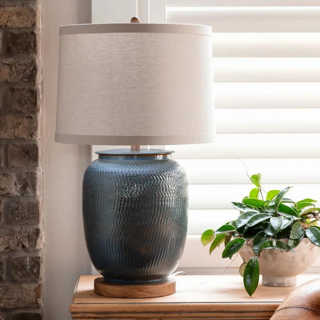 Blue Shoals Lamp Set rechargeable bedside light