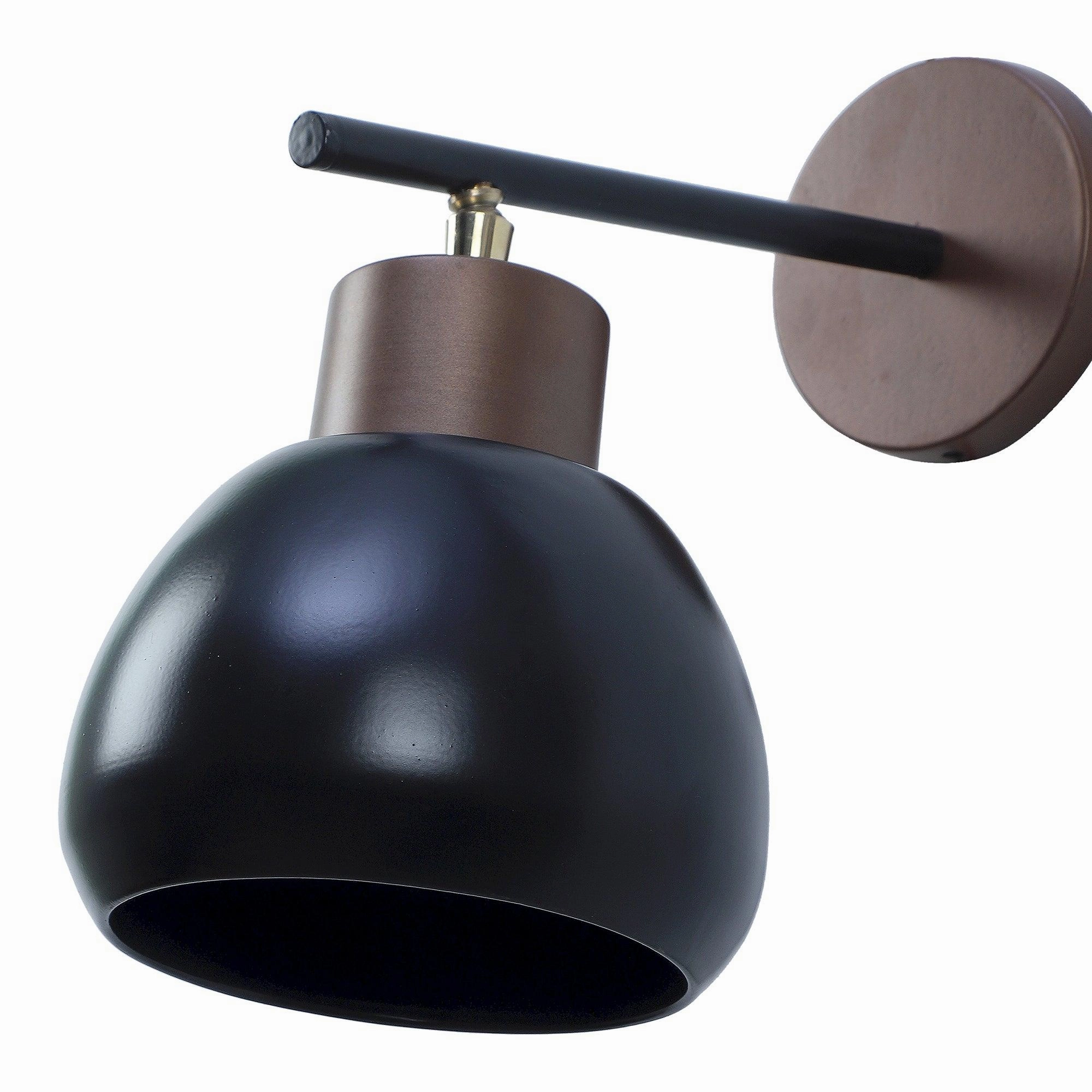 Bon-Bon Black Metal Wall Light by SS Lightings