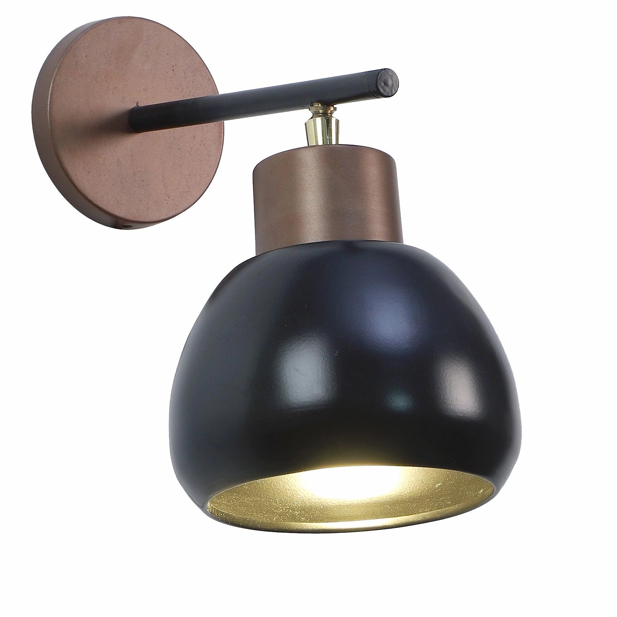 Bon-Bon Black Metal Wall Light by SS Lightings