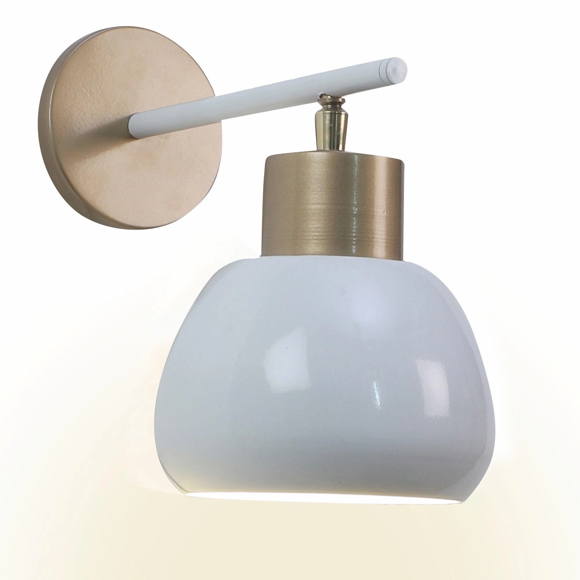 Bon-Bon White Metal Wall Light by SS Lightings