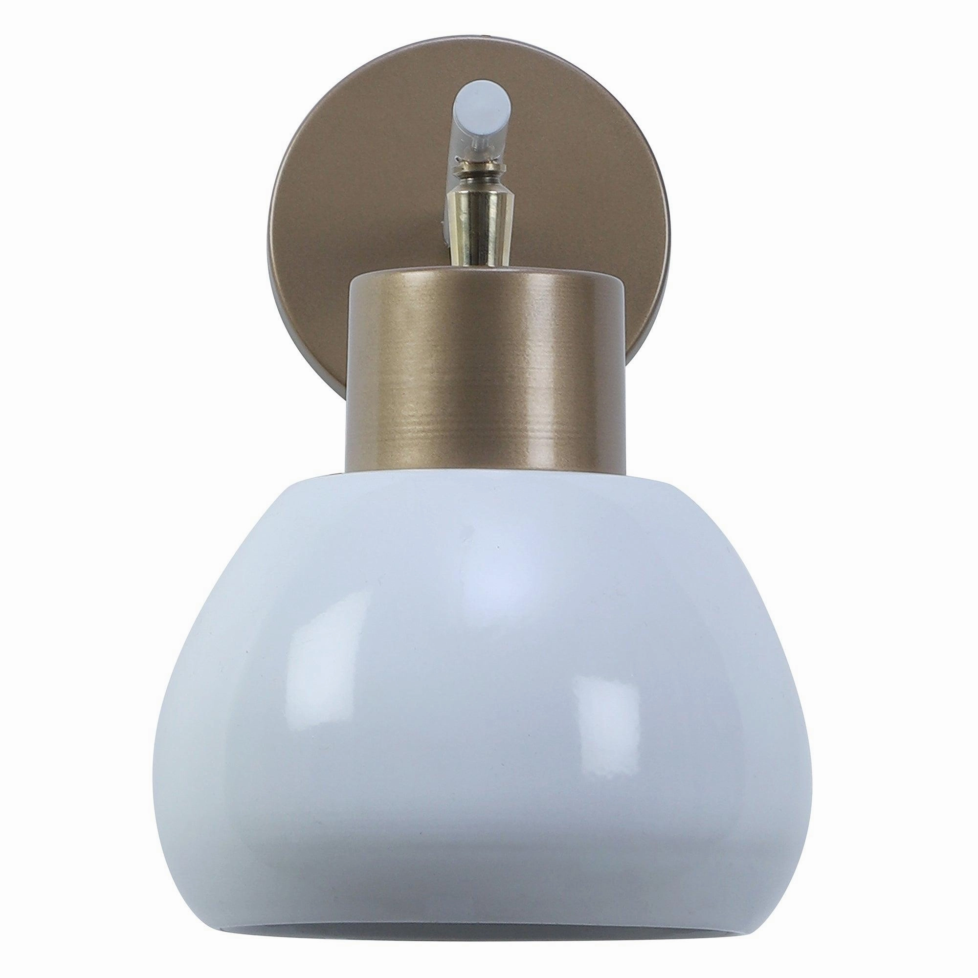 Bon-Bon White Metal Wall Light by SS Lightings