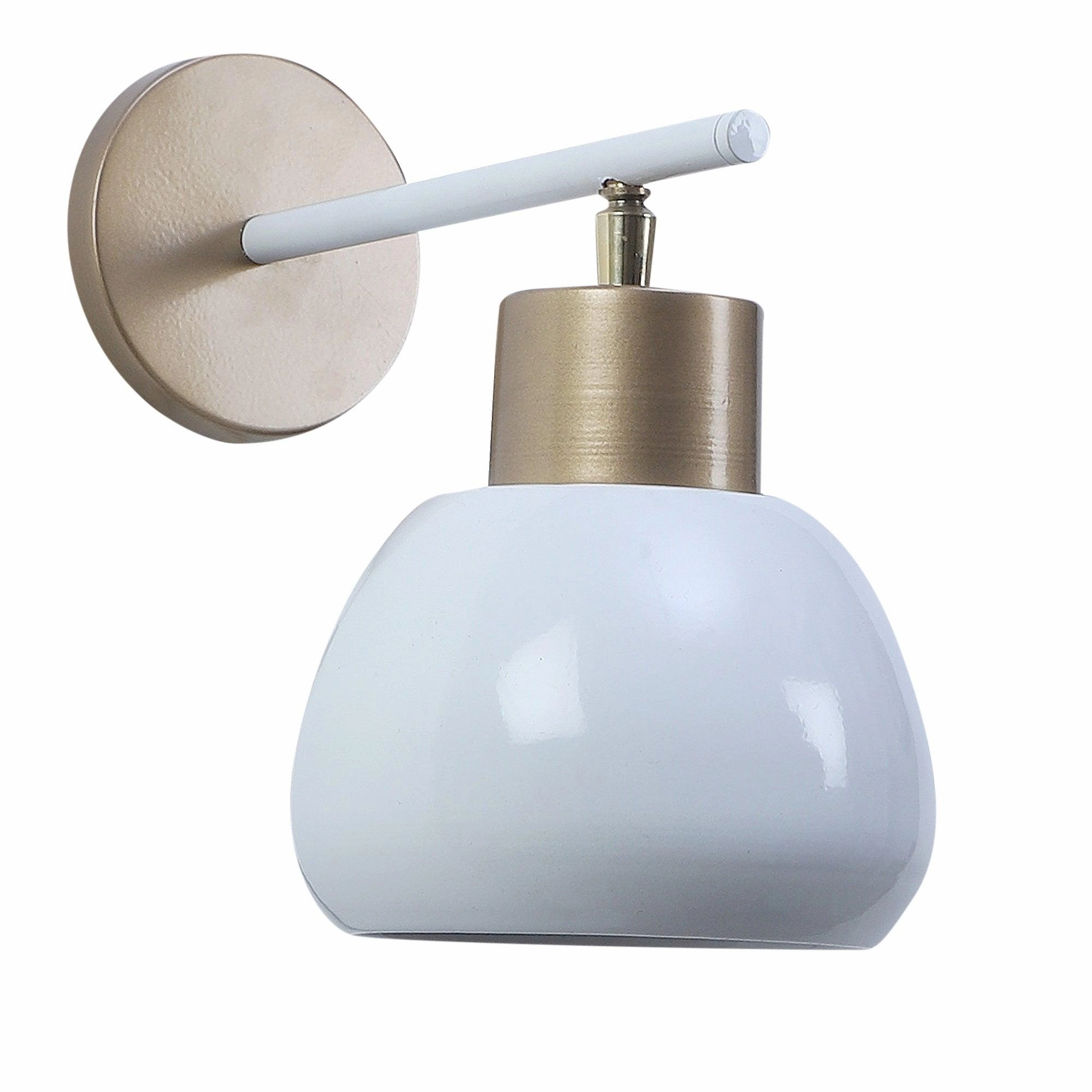 Bon-Bon White Metal Wall Light by SS Lightings