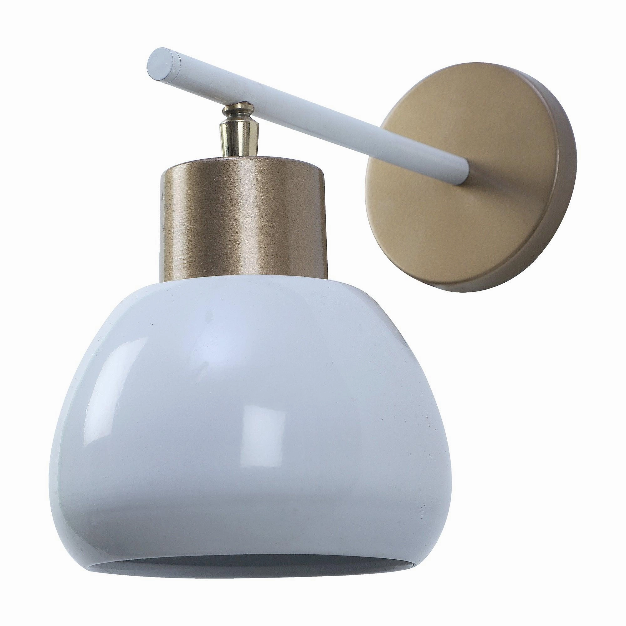 Bon-Bon White Metal Wall Light by SS Lightings