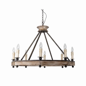 Bonfire Chandelier flowerpot LED lamp