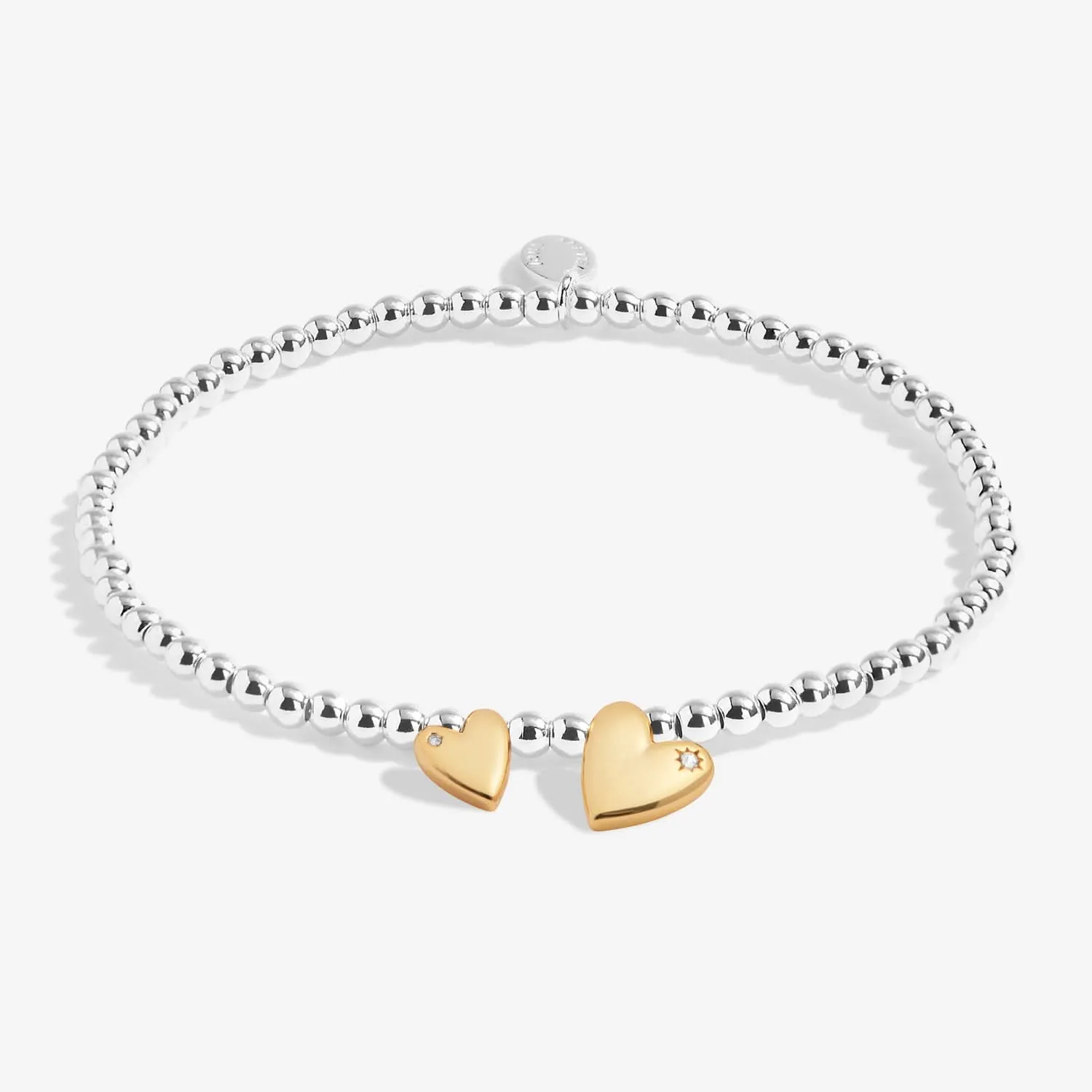 Boxed A Little Forever Family Silver Gold Plated Bracelet 7617 Joma Jewellery