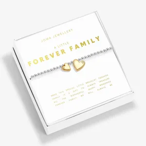 Boxed A Little Forever Family Silver Gold Plated Bracelet 7617 Joma Jewellery