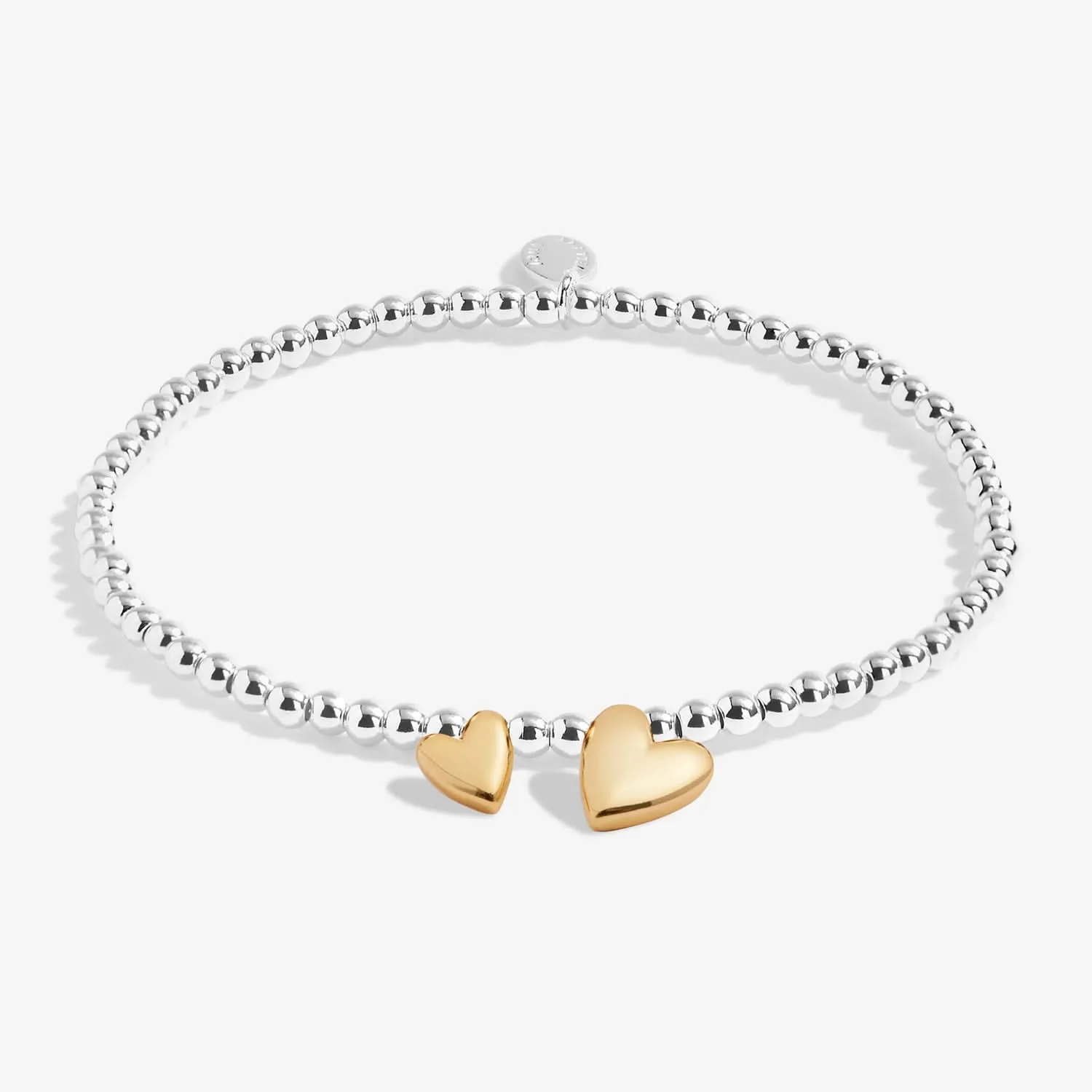 Boxed A Little Friendship Silver Gold Plated Bracelet 7616 Joma Jewellery