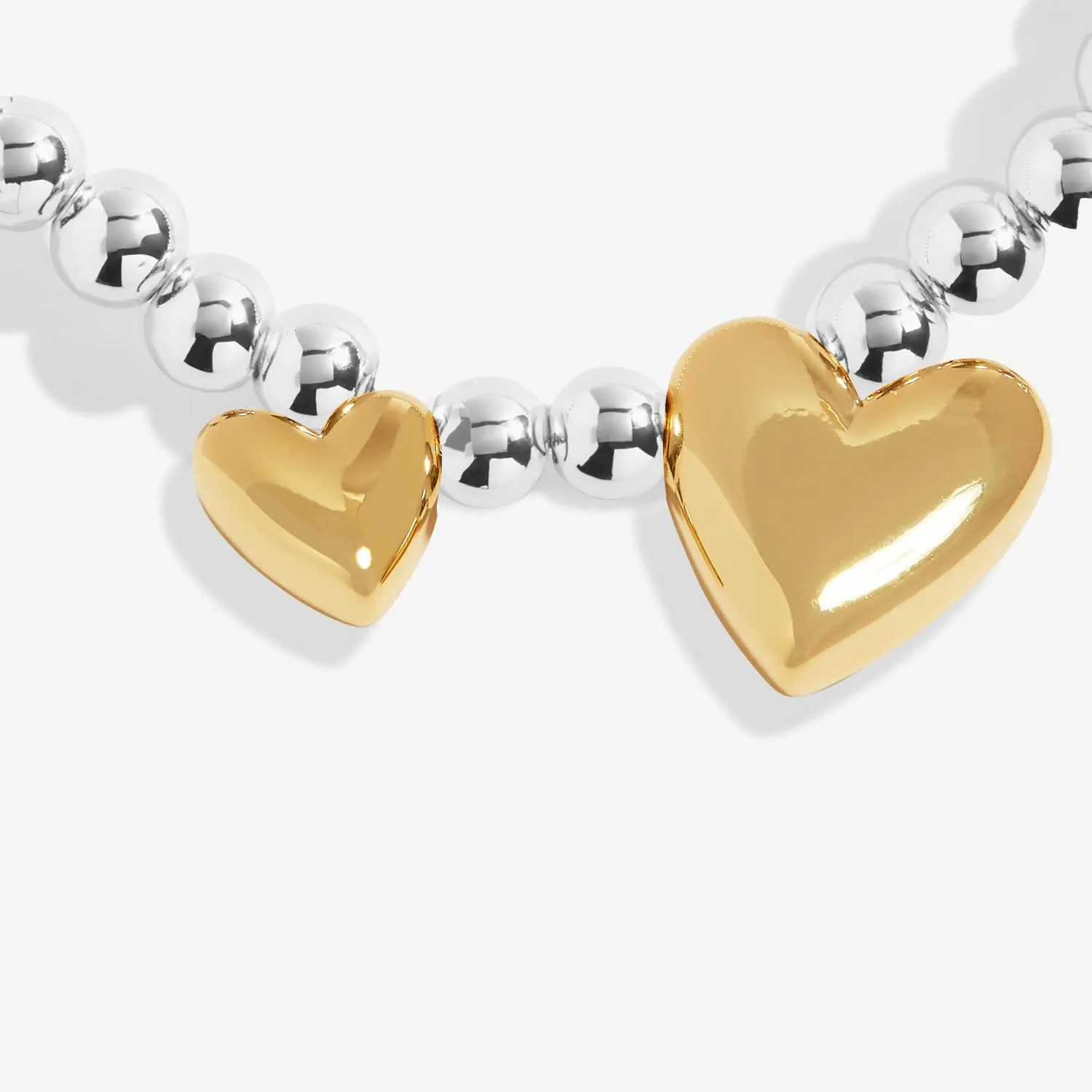 Boxed A Little Friendship Silver Gold Plated Bracelet 7616 Joma Jewellery