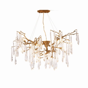 Branch Raindrop Chandelier flowerpot LED lamp