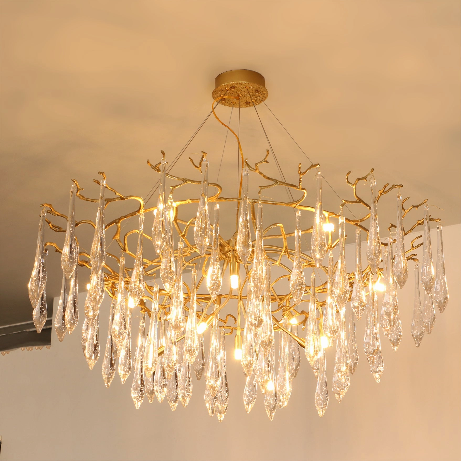 Branchs Brass Chandelier