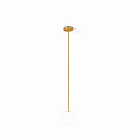 Brass Architectural Pendant Light minimalist ceiling light