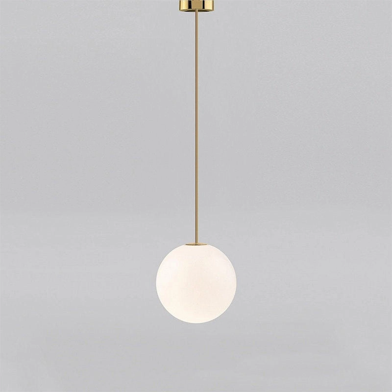 Brass Architectural Pendant Light