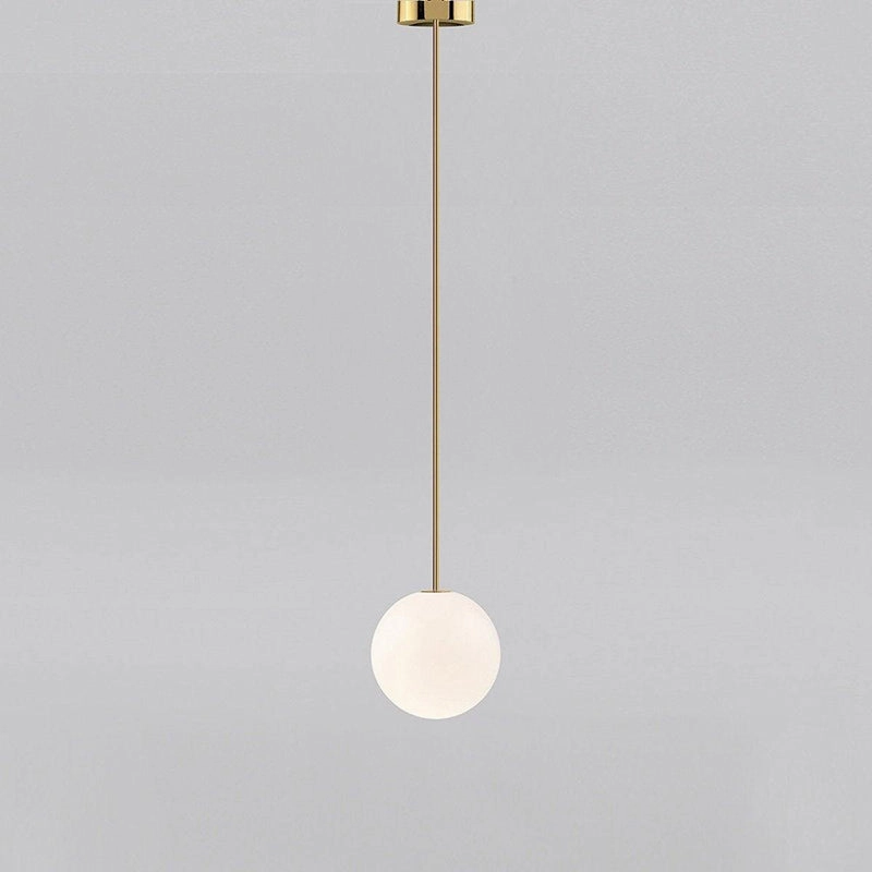 Brass Architectural Pendant Light