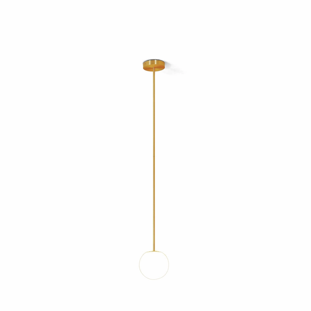 Brass Architectural Pendant Light minimalist ceiling light