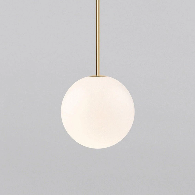 Brass Architectural Pendant Light
