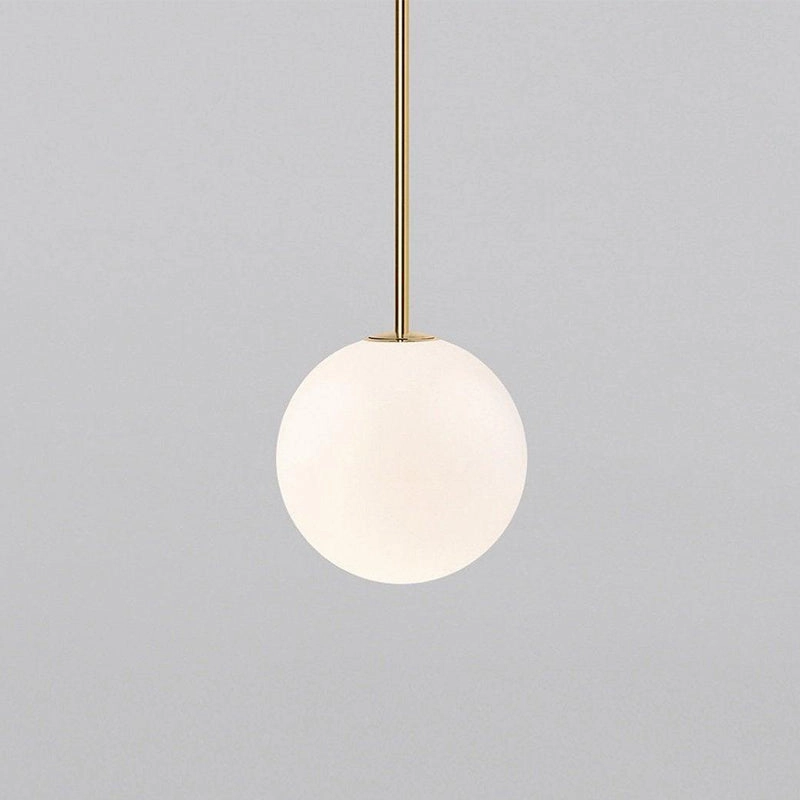 Brass Architectural Pendant Light