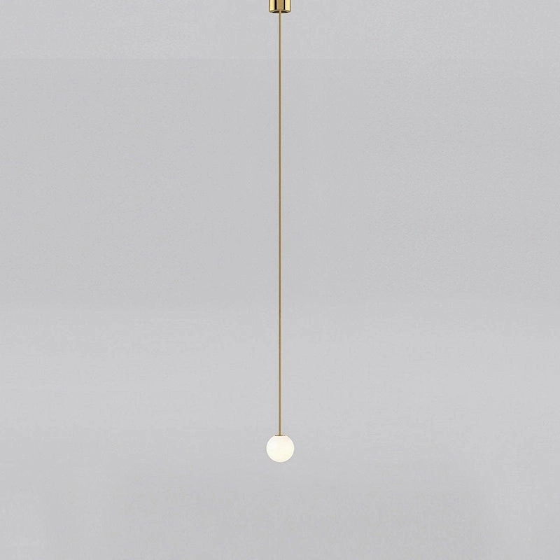 Brass Architectural Pendant Light