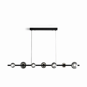 Brass Bar Glass Chandelier flowerpot LED lamp