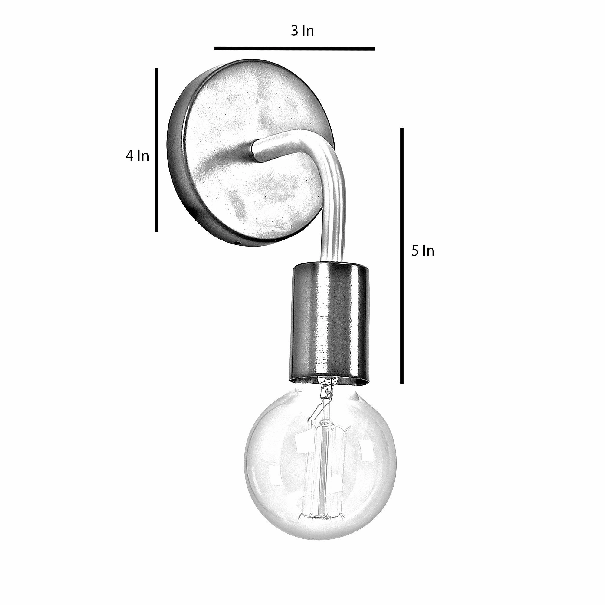 Brass Black Metal Wall Light by SS Lightings